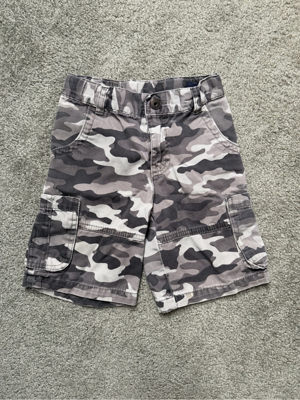 Cherokee Gray Camo Cargo Shorts